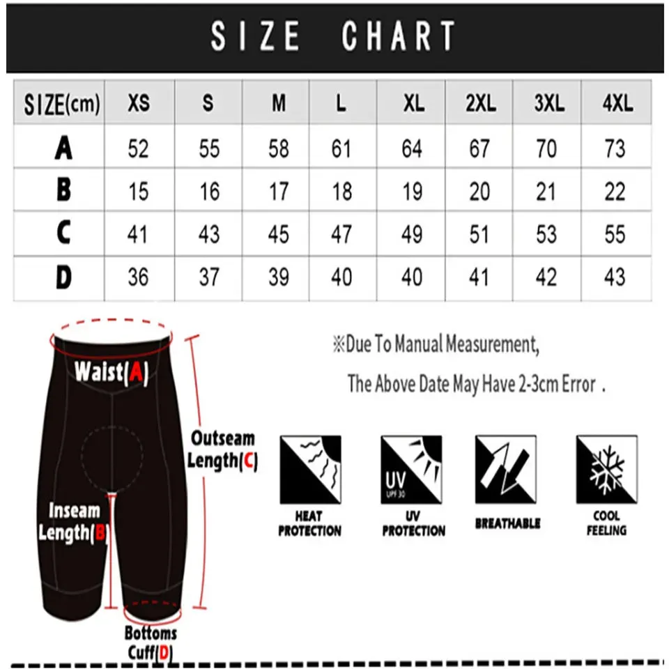 2023 Black Cycling Shorts Bike Tights Triathlon 19D Gel Padded Pro Lycra Bicycle Shorts Breathable Man Mountain Biking Shorts