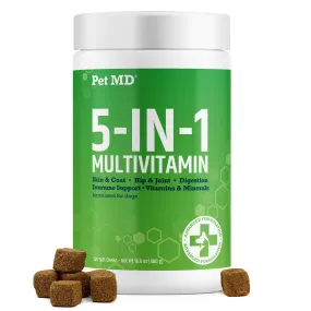 5-in-1 Multivitamin Chews for Dogs - 120 Count