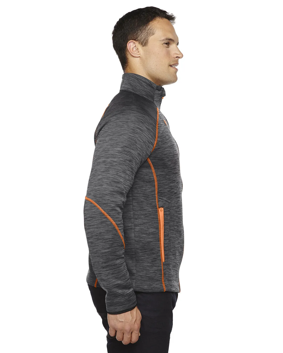 88697 Ash City - North End Sport Men's Flux Mélange Bonded Fleece Jacket