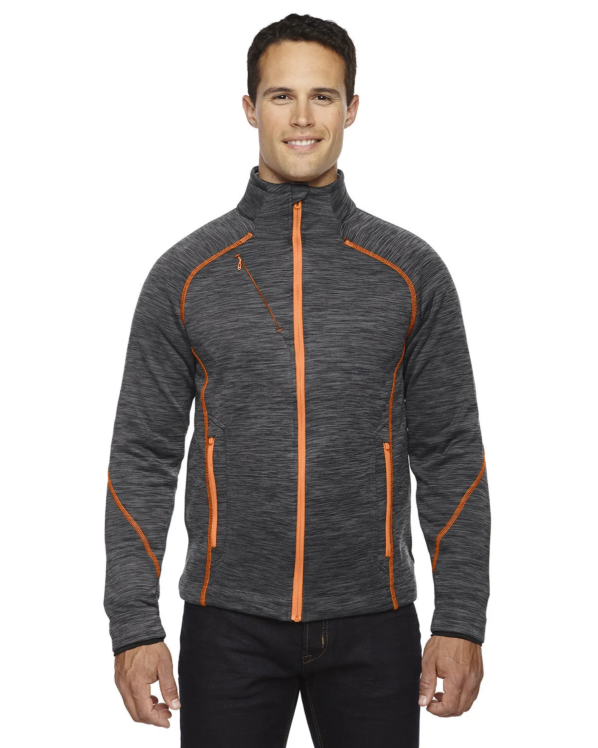 88697 Ash City - North End Sport Men's Flux Mélange Bonded Fleece Jacket