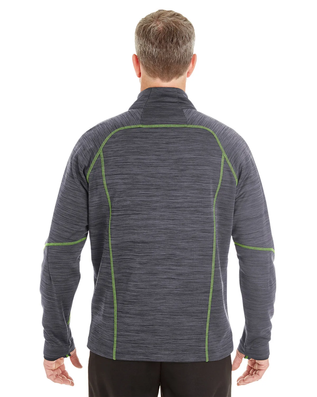 88697 Ash City - North End Sport Men's Flux Mélange Bonded Fleece Jacket