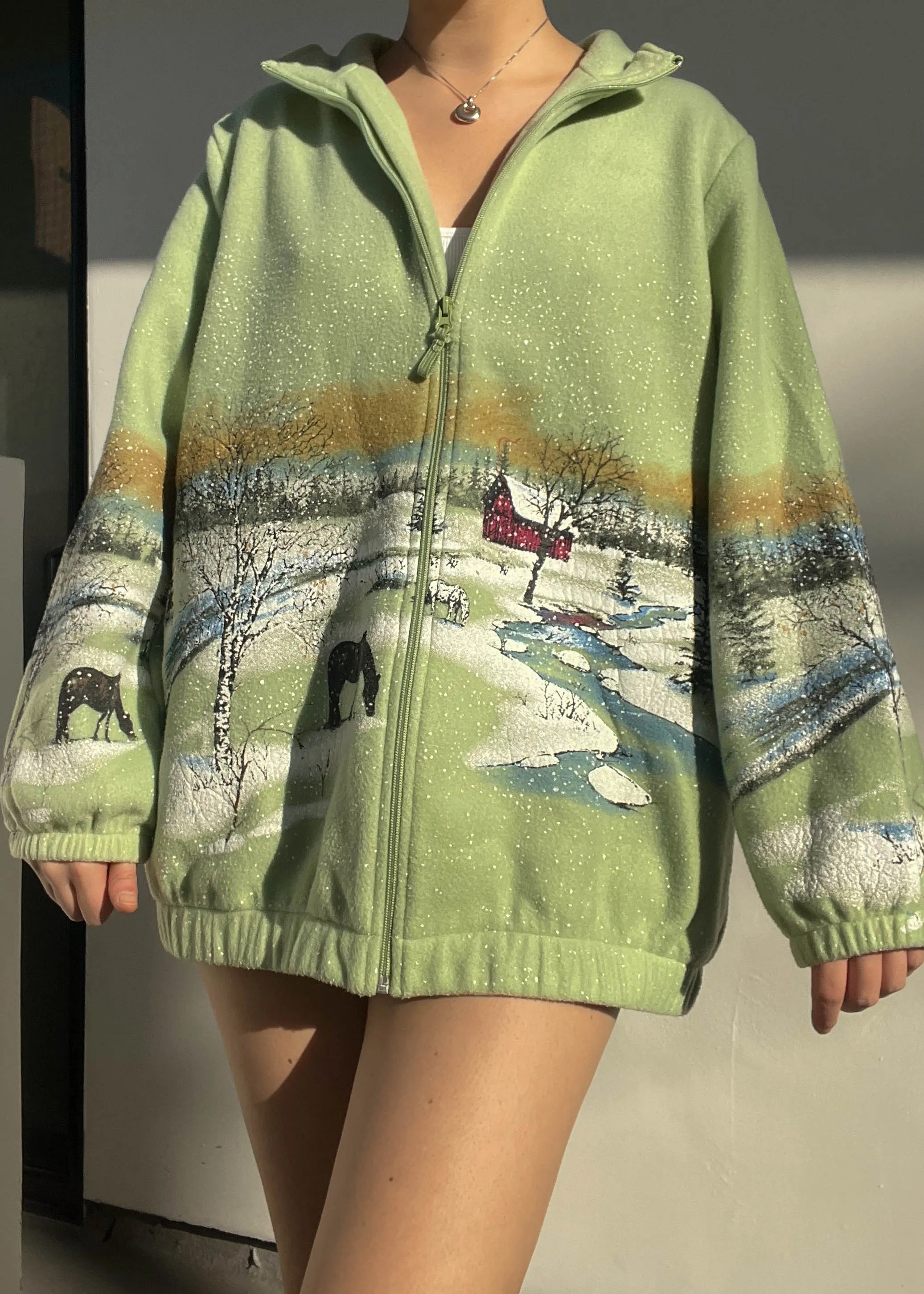 90's Wonderland Farm Fleece (L)