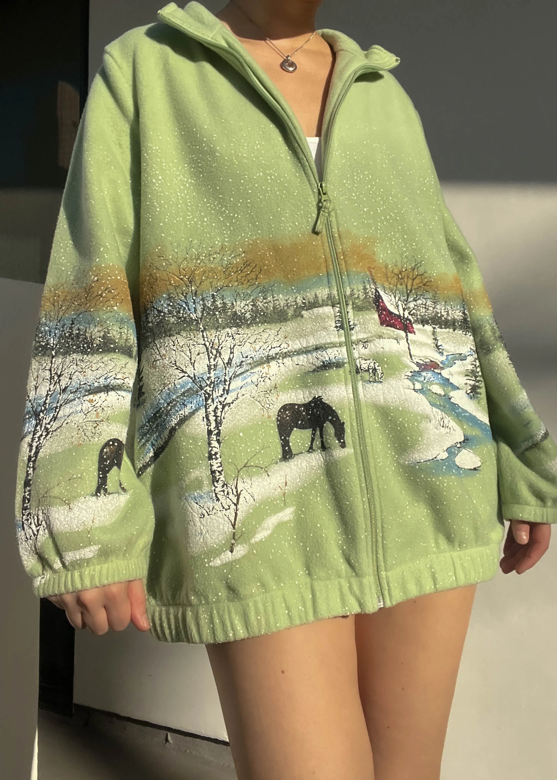 90's Wonderland Farm Fleece (L)