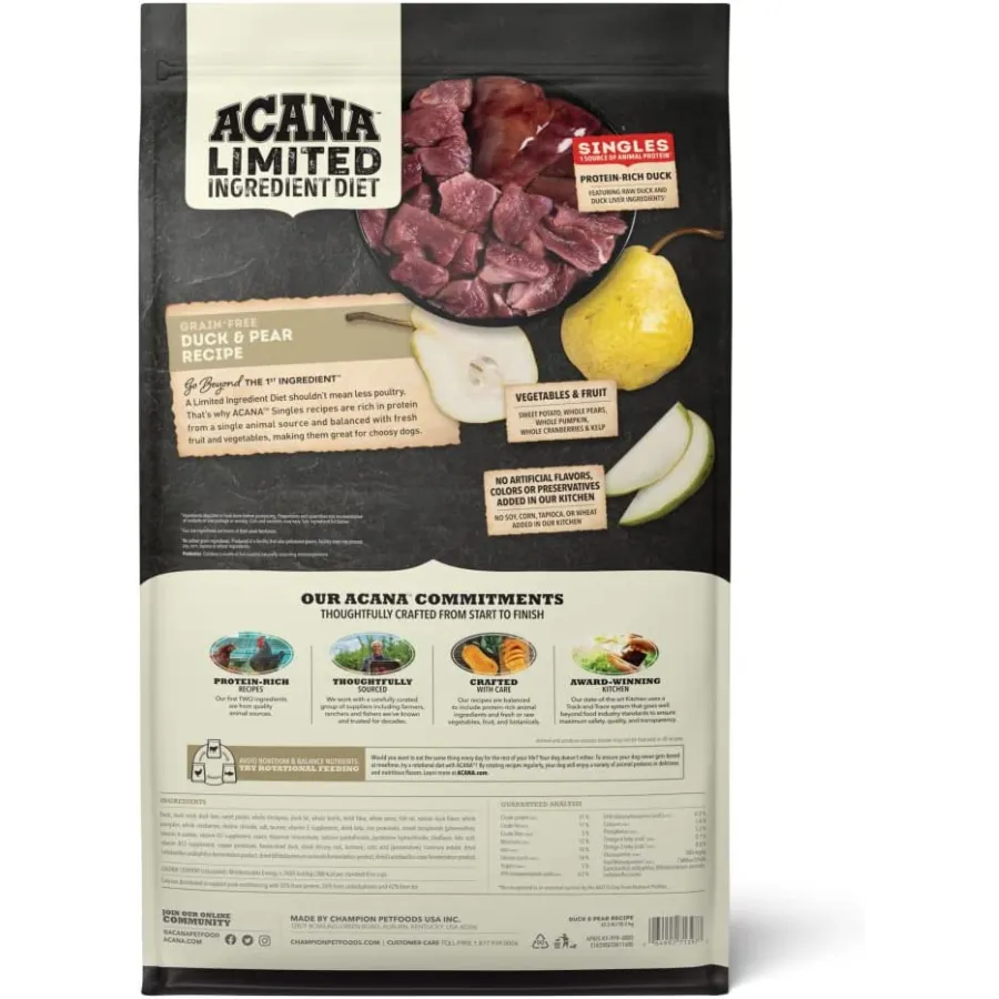 Acana Singles Duck & Pear Dog Food