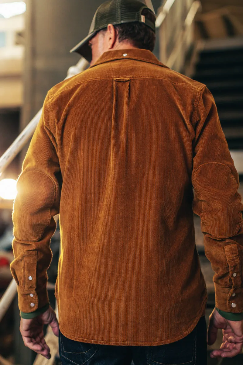 &SONS Sunday Shirt Corduroy Tan