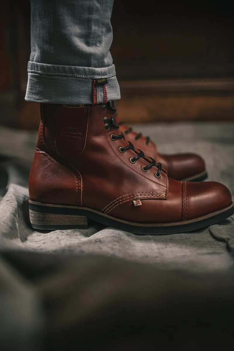 &SONS The Drover Boot Brown