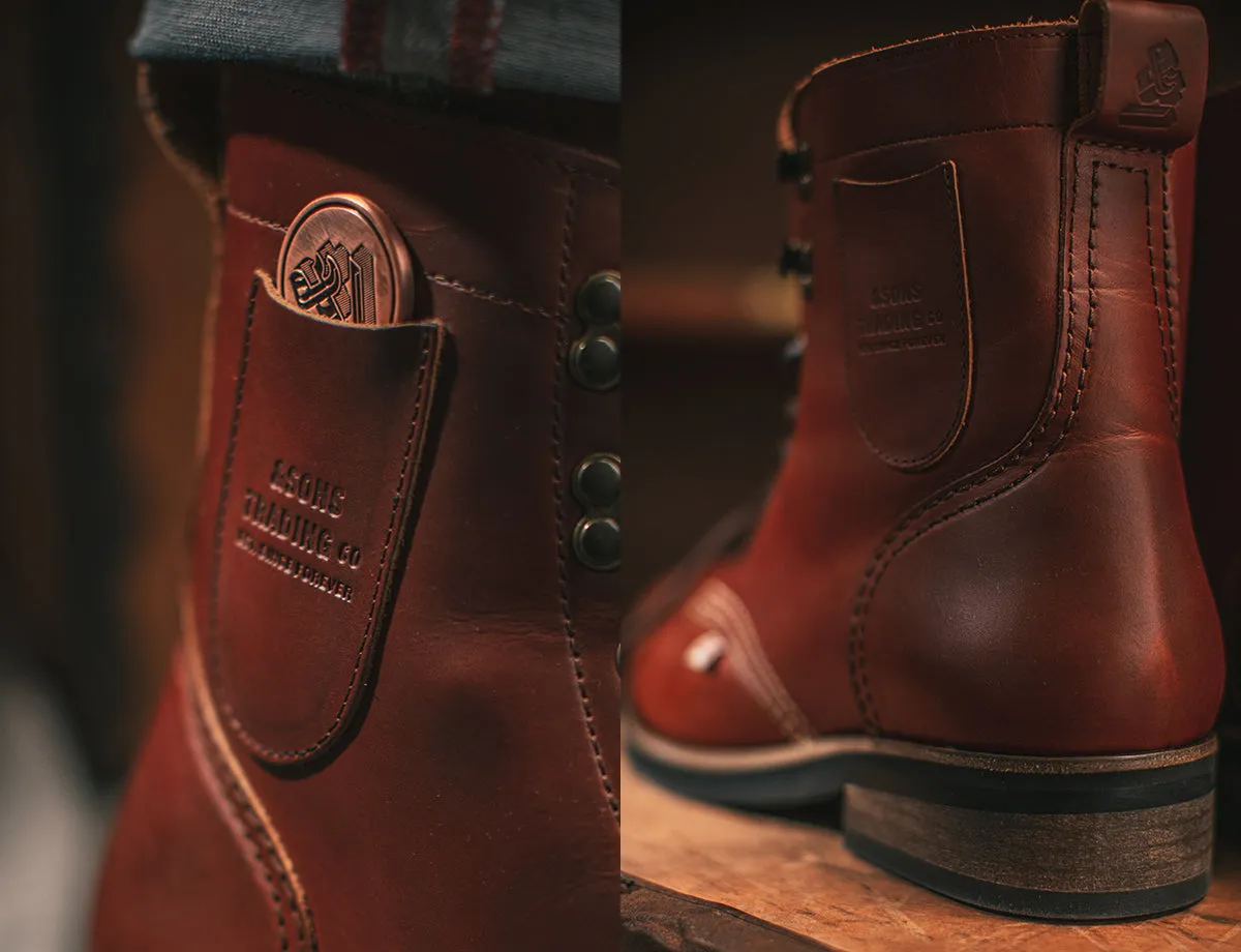 &SONS The Drover Boot Brown