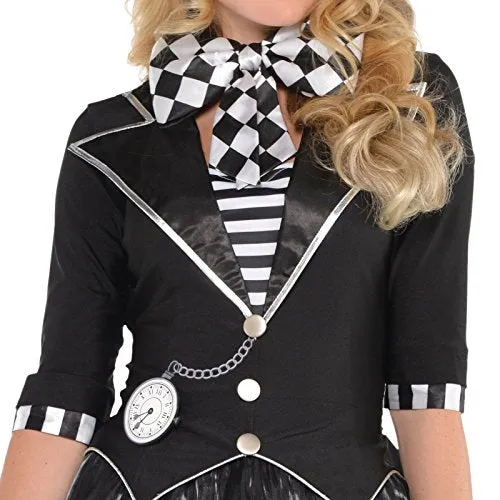 Amscan 847840-55 - Ladies Dark Mad Hatter World Book Day Fancy Dress Costume