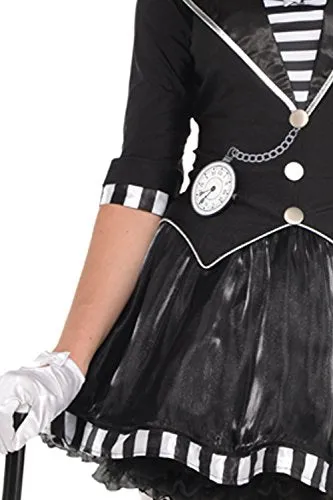 Amscan 847840-55 - Ladies Dark Mad Hatter World Book Day Fancy Dress Costume