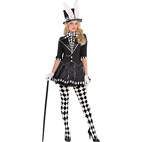 Amscan 847840-55 - Ladies Dark Mad Hatter World Book Day Fancy Dress Costume