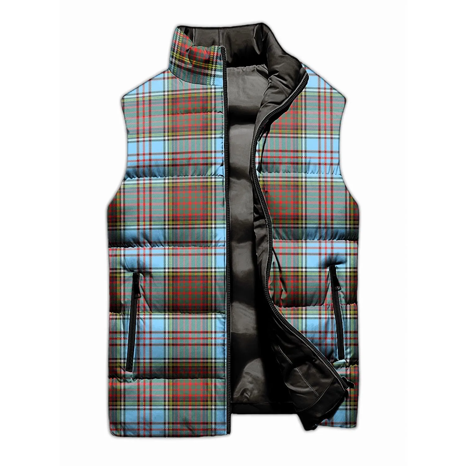 Anderson Ancient Tartan Sleeveless Puffer Jacket