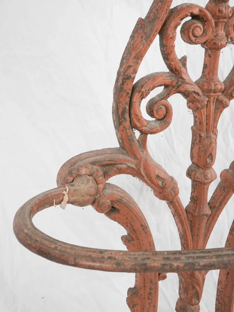 Antique French coat rack - cast iron 85¾"