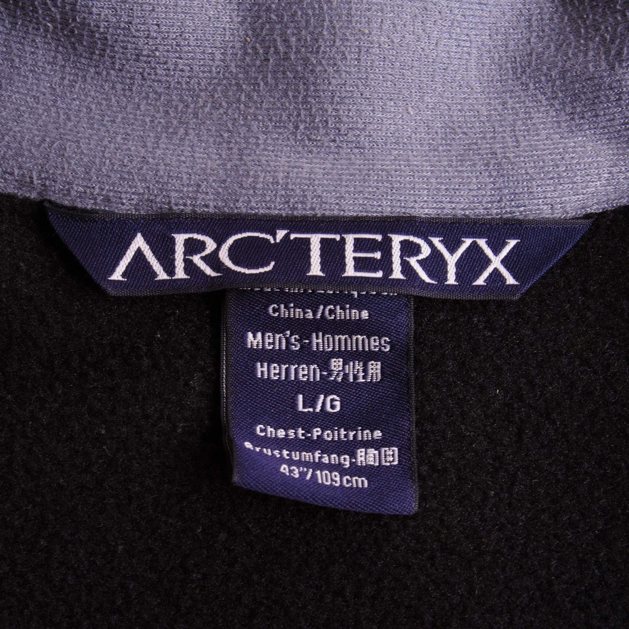 ARCTERYX  POLARTEC FLEECE JACKET SIZE LARGE