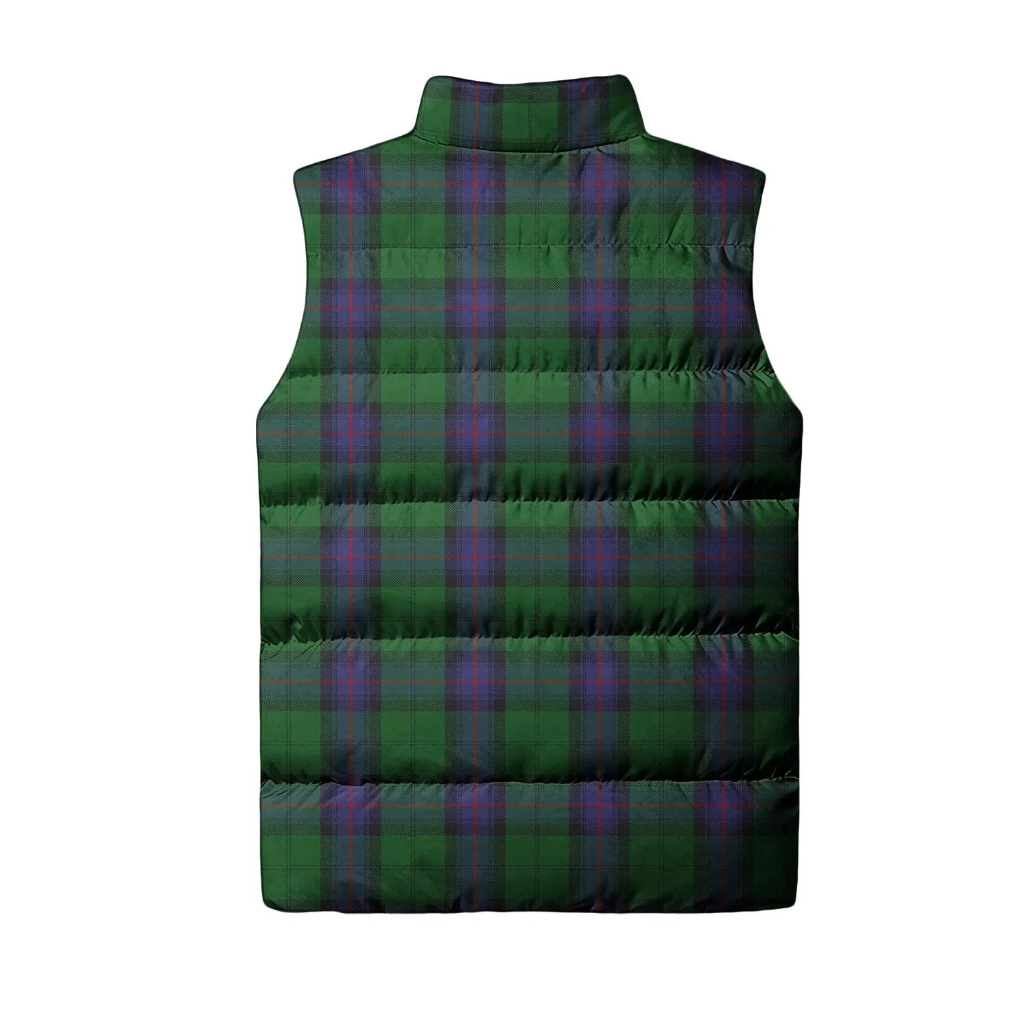 Armstrong Tartan Sleeveless Puffer Jacket with Family Crest