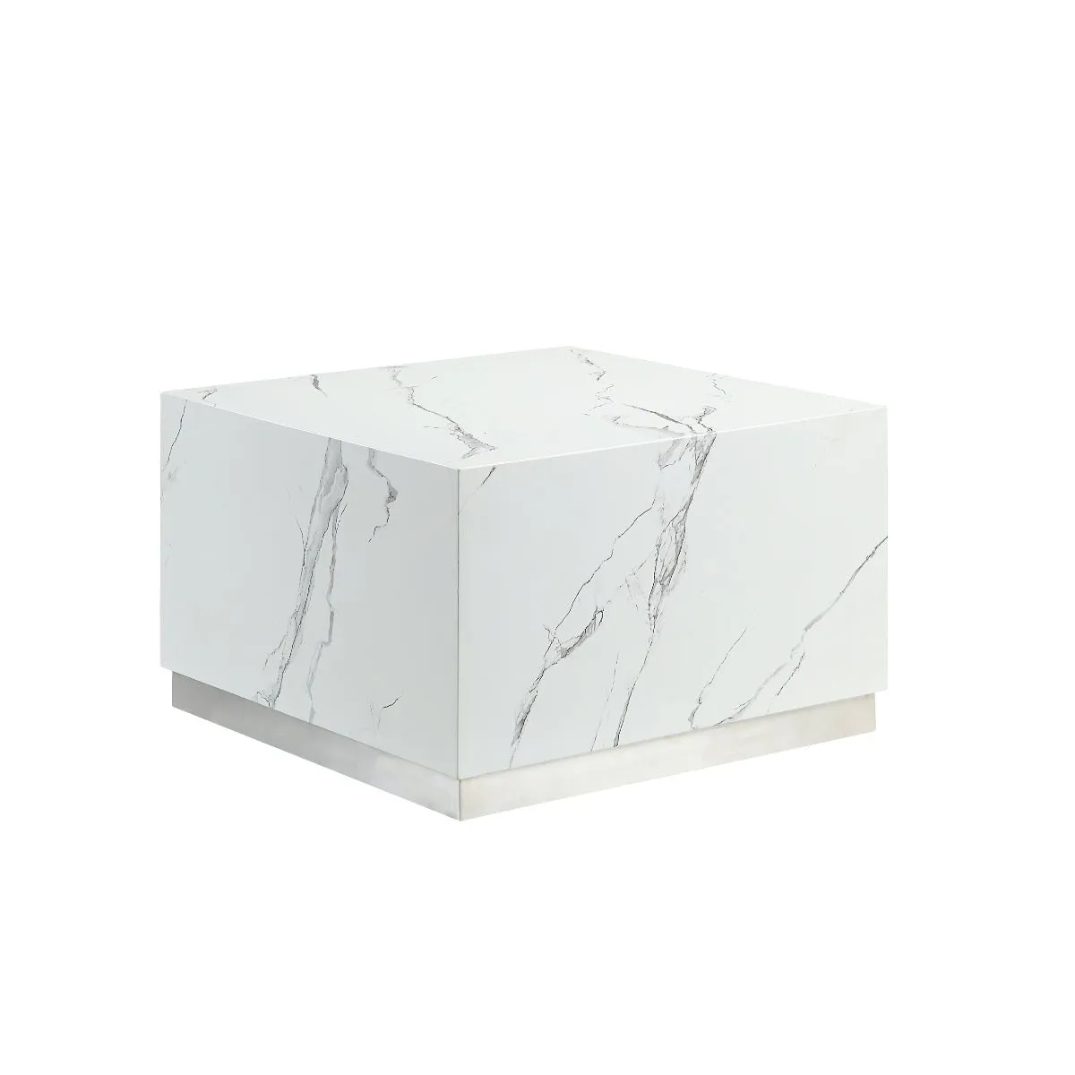 Astraia White Small Square Coffee Table