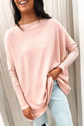 Aziza Knit Jumper Blush