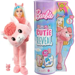 Barbie Cutie Reveal Doll with Llama Plush