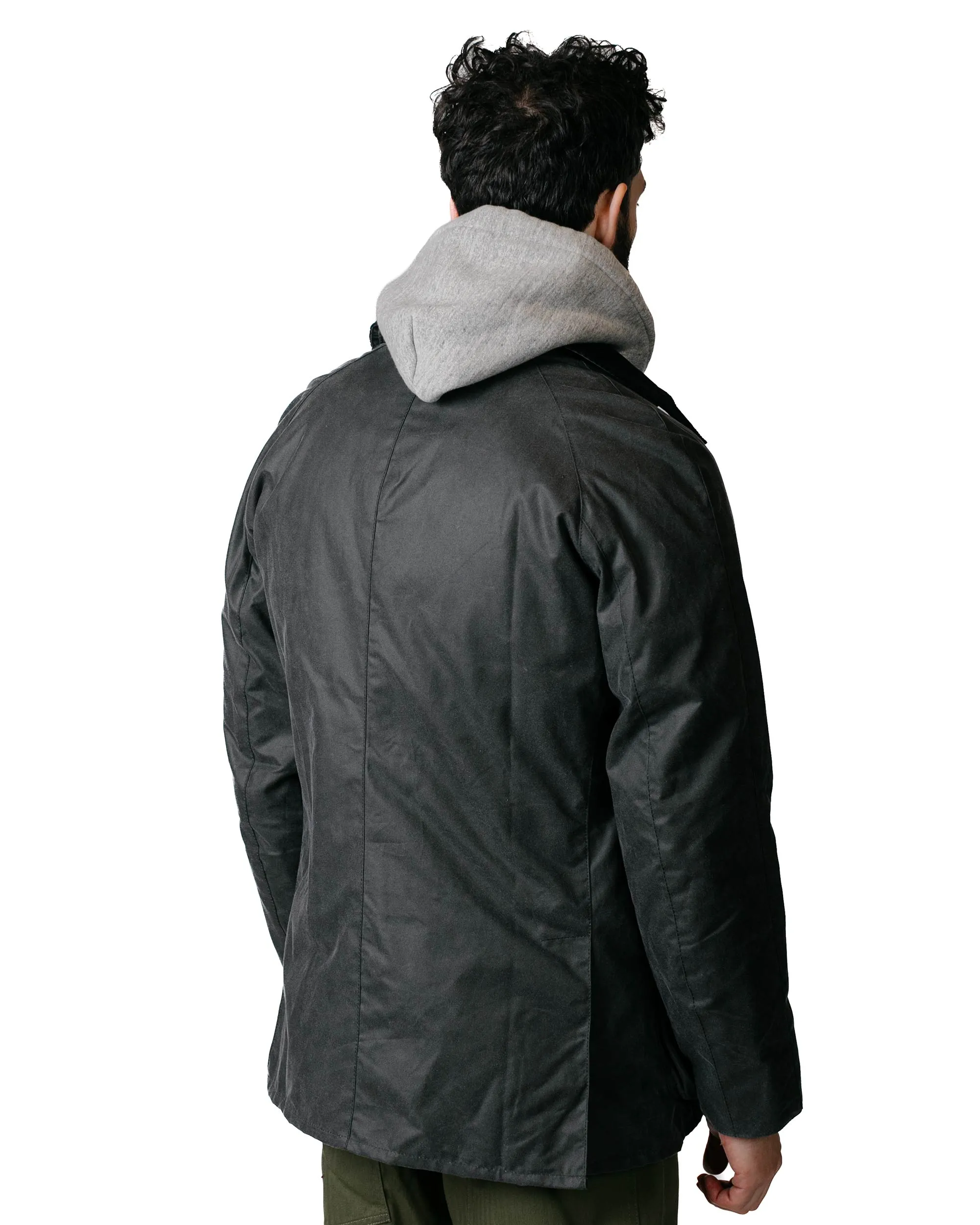 Barbour Ashby Wax Jacket Grey/Classic