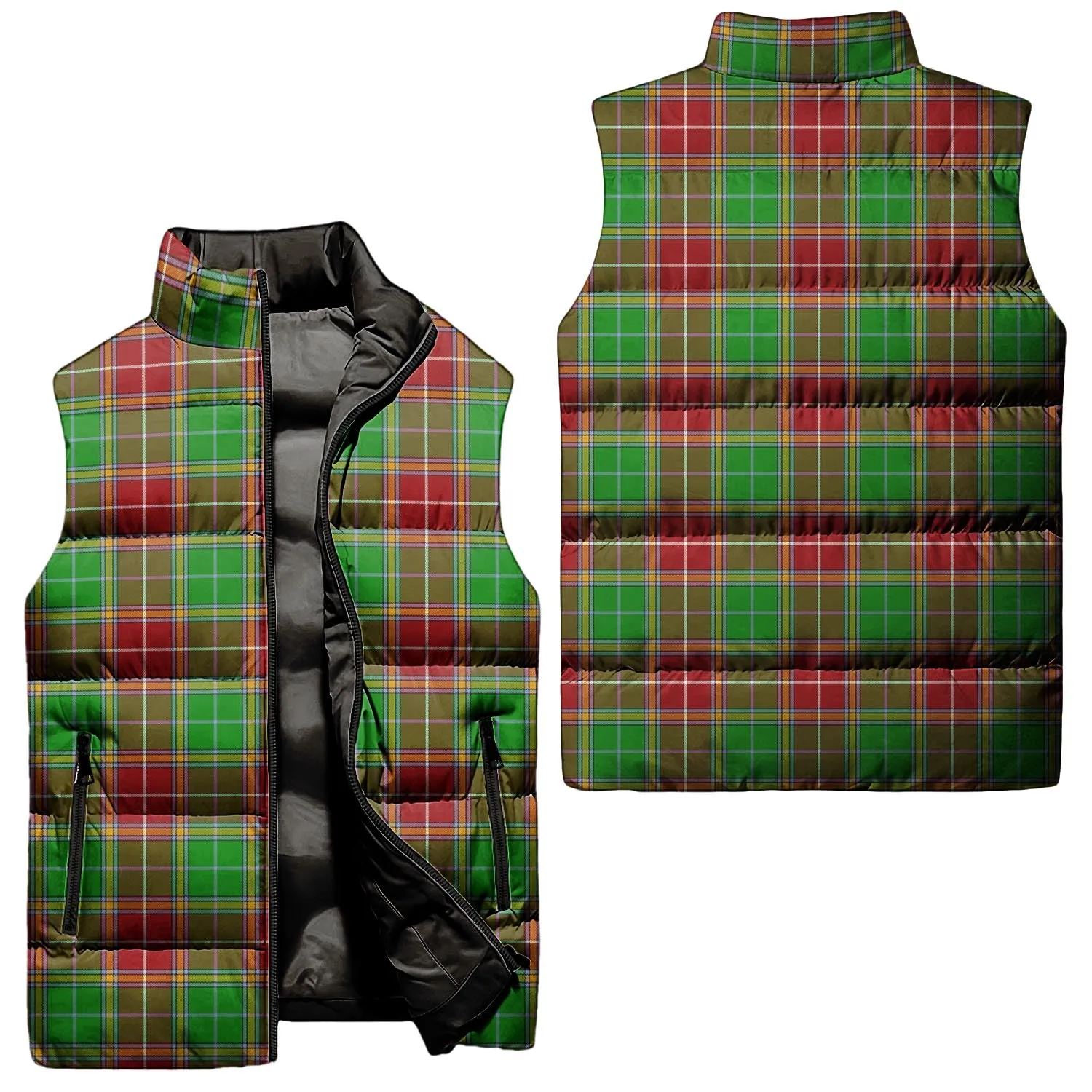 Baxter Modern Tartan Sleeveless Puffer Jacket