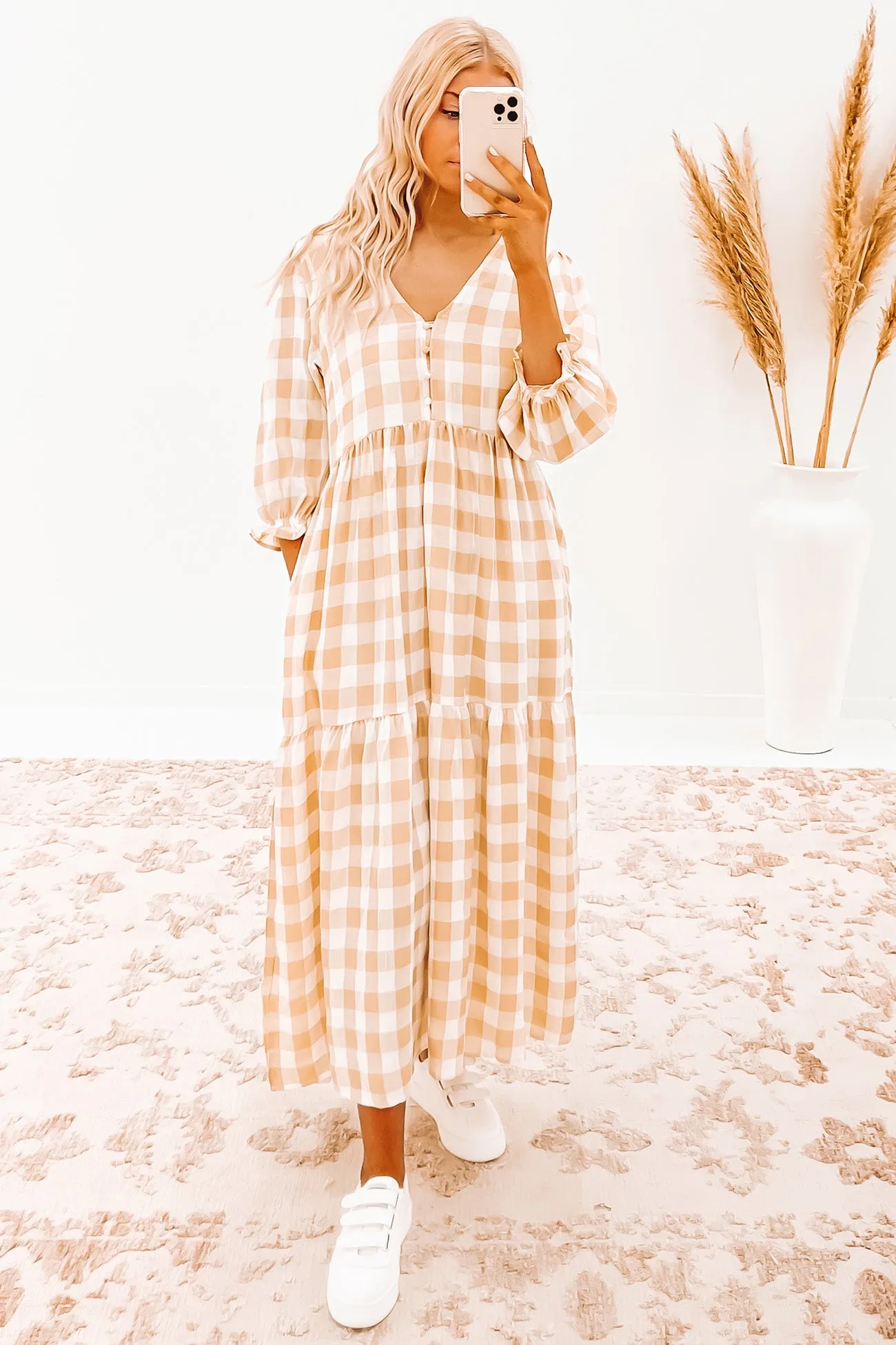 Bayley Maxi Dress Beige