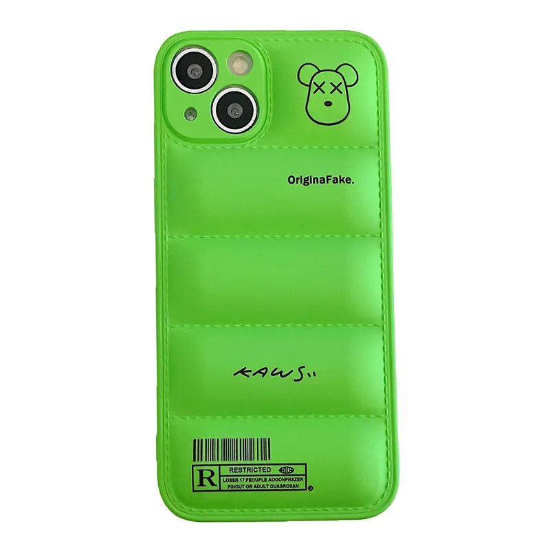 Bear Puffer Case Jacket iPhone Case