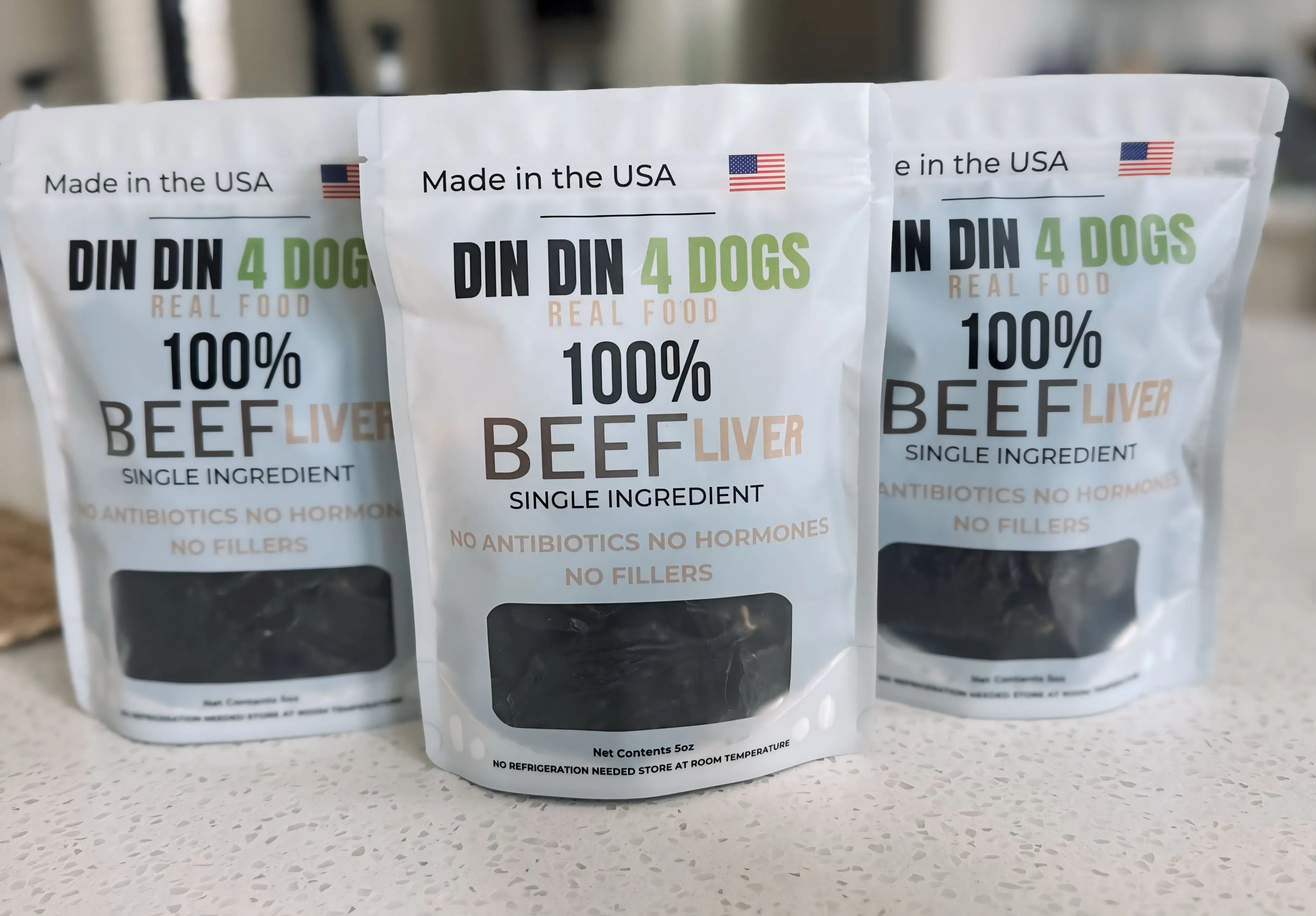 Beef Liver for Dogs Superfood 100% Beef Liver Dog Treats, 5 Ounce Bag, Single Ingredient Organ Meat, High Protein, Vision, Skin & Coat Health