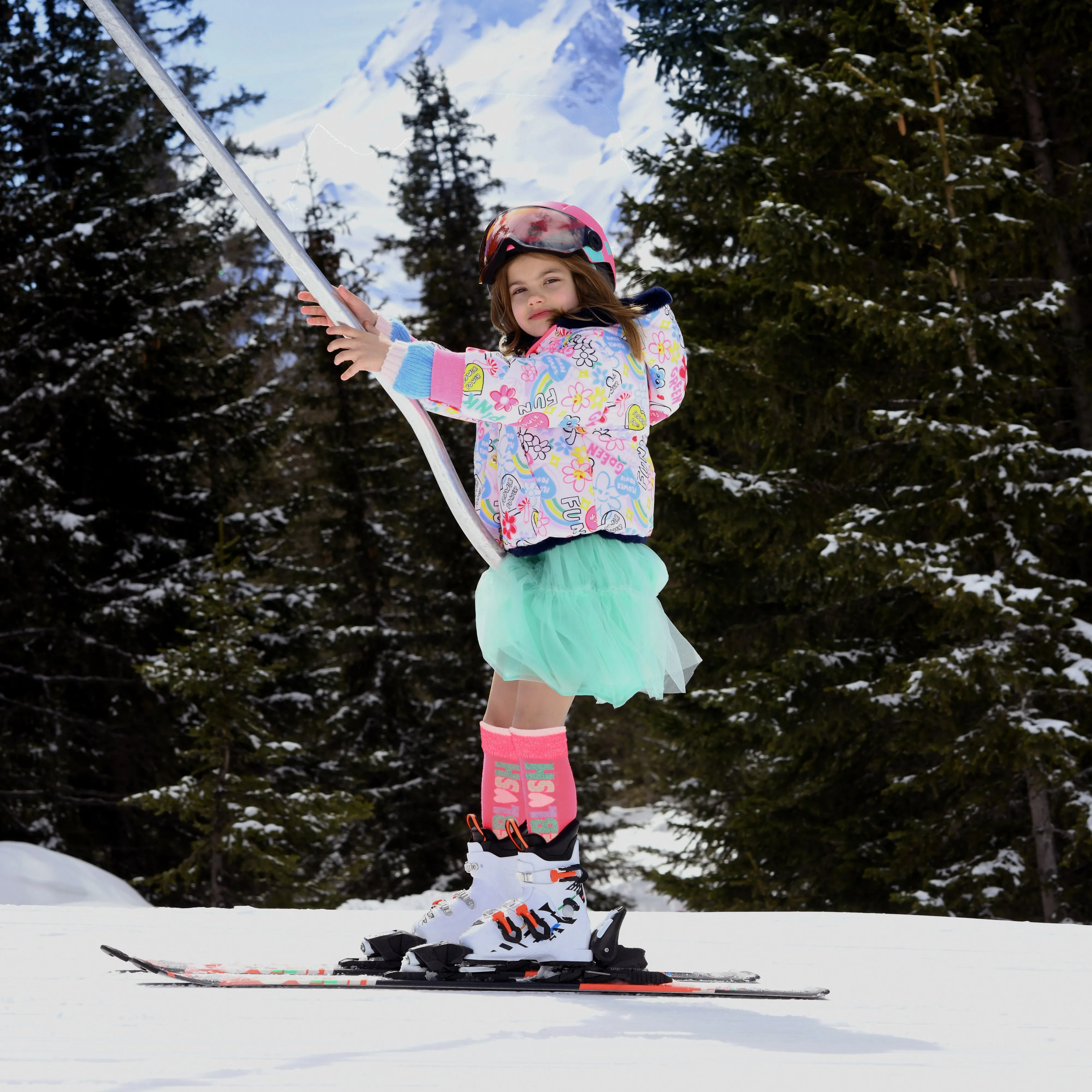 Billieblush Reversible Puffer Jacket - Pink