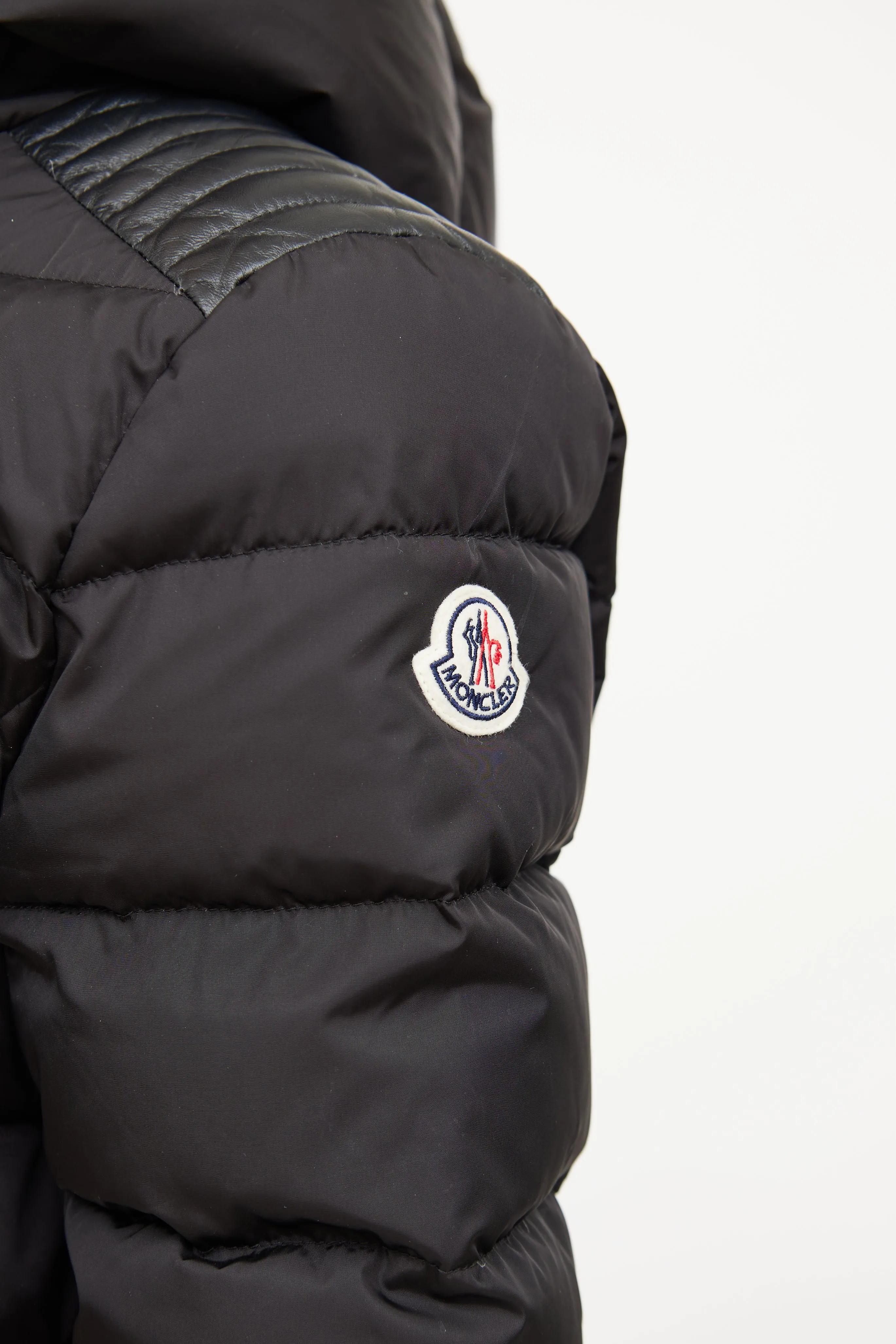 Black Tetra Down Puffer Jacket