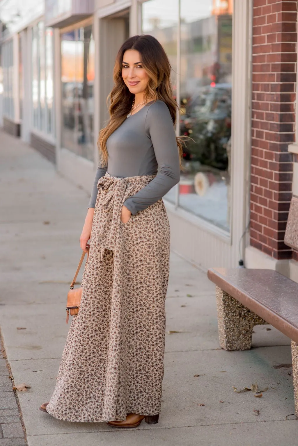 Bloom Bottom Long Sleeve Maxi