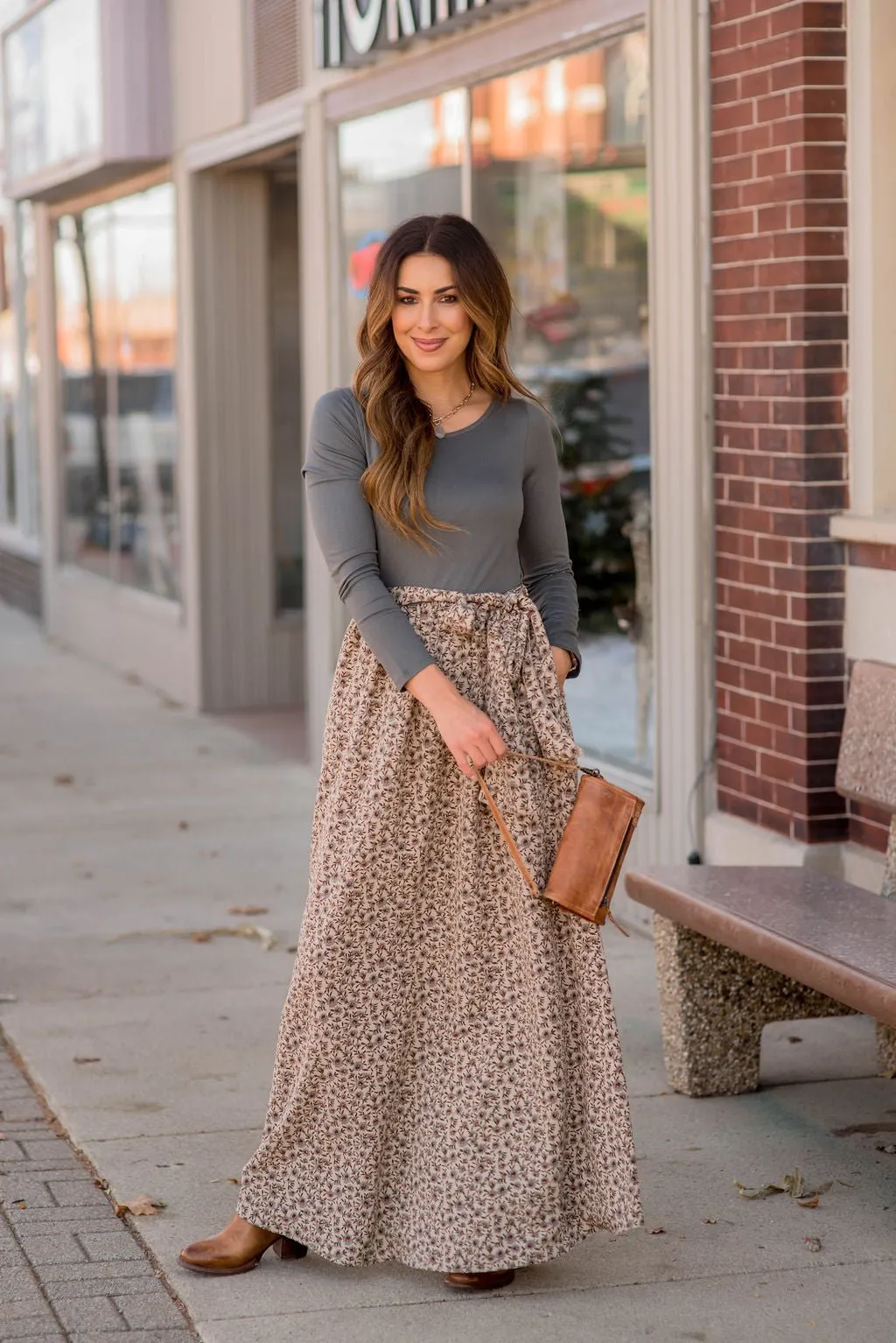 Bloom Bottom Long Sleeve Maxi