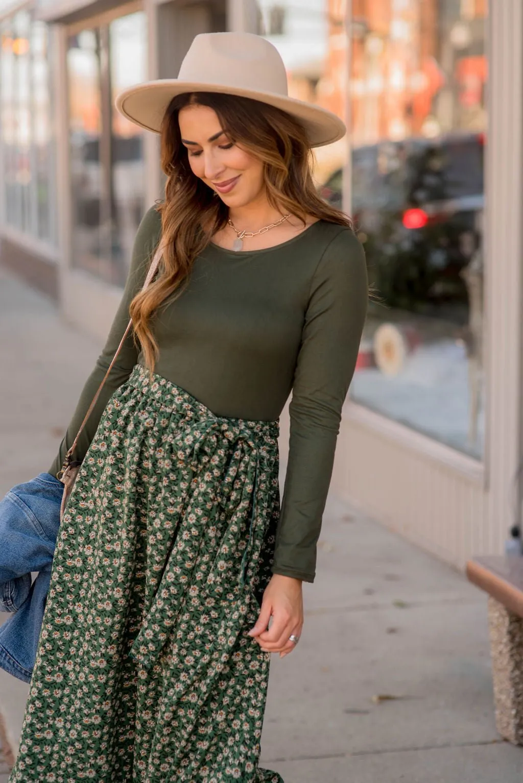 Bloom Bottom Long Sleeve Maxi