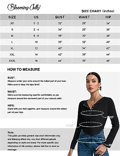 Blooming Jelly Womens Casual Long Sleeve Crop Top Henley Shirts High Low Slim Fit Fall Ribbed Knit Blouse（S, Black）