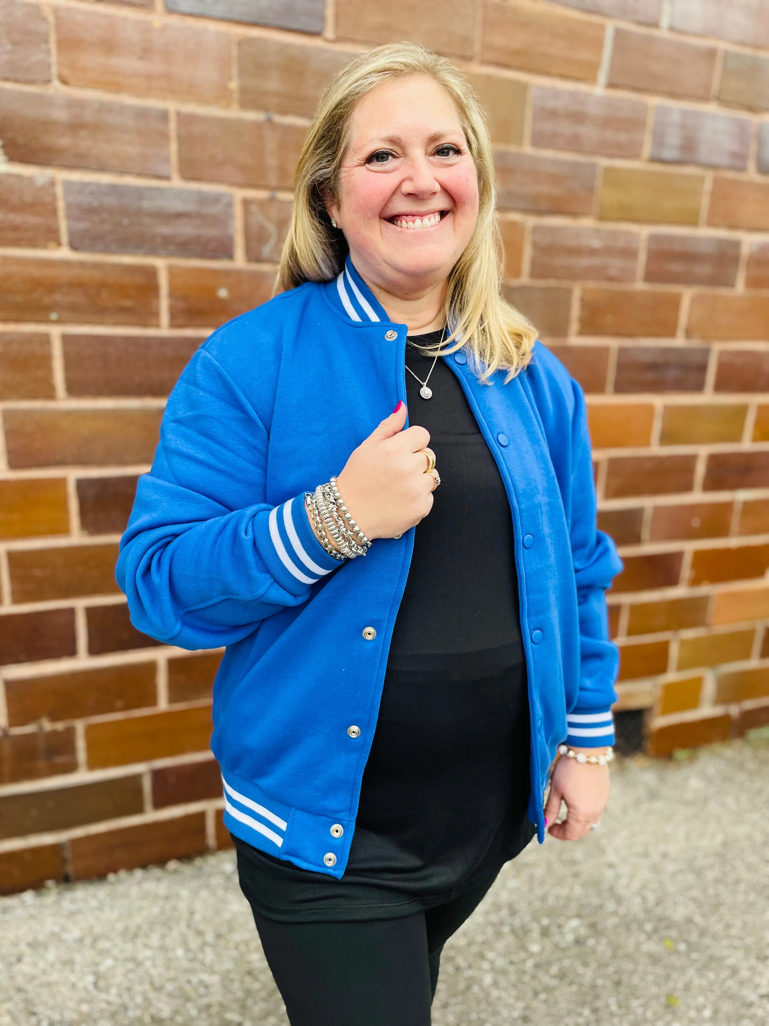 Blue Varsity Jacket