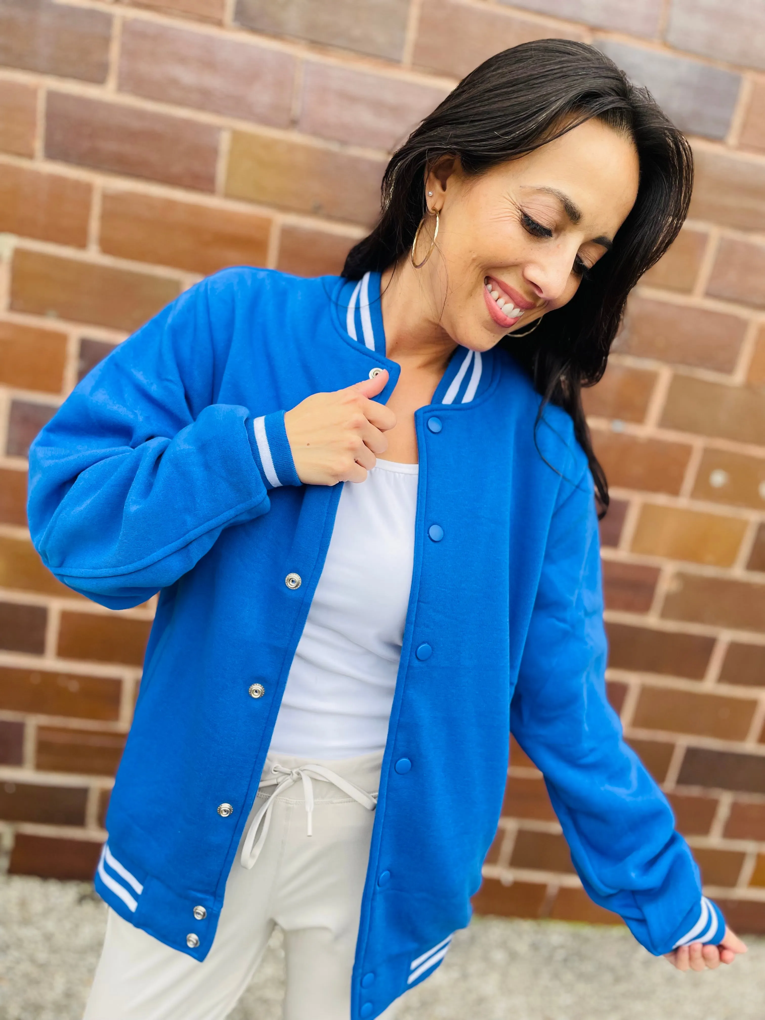 Blue Varsity Jacket