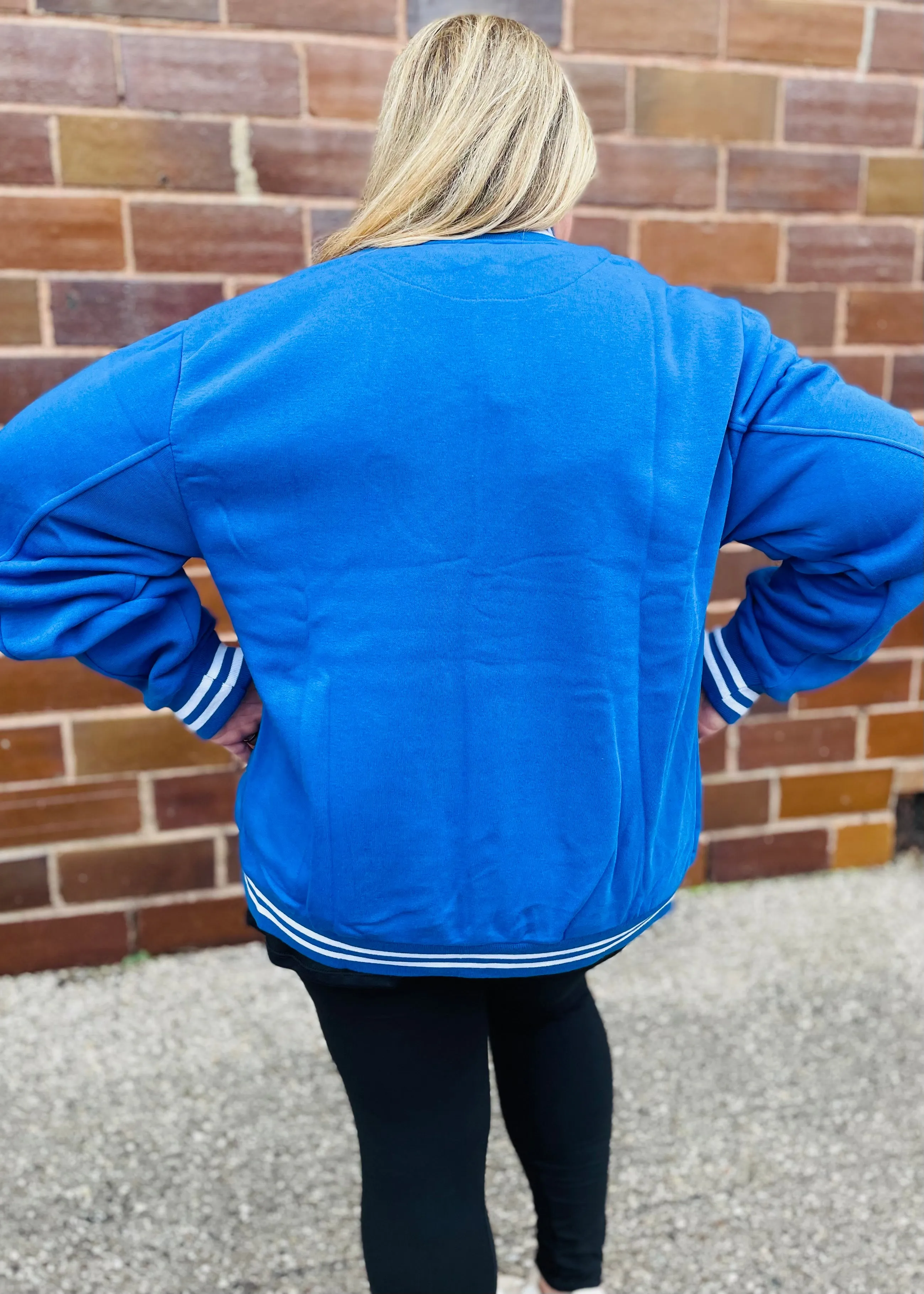 Blue Varsity Jacket