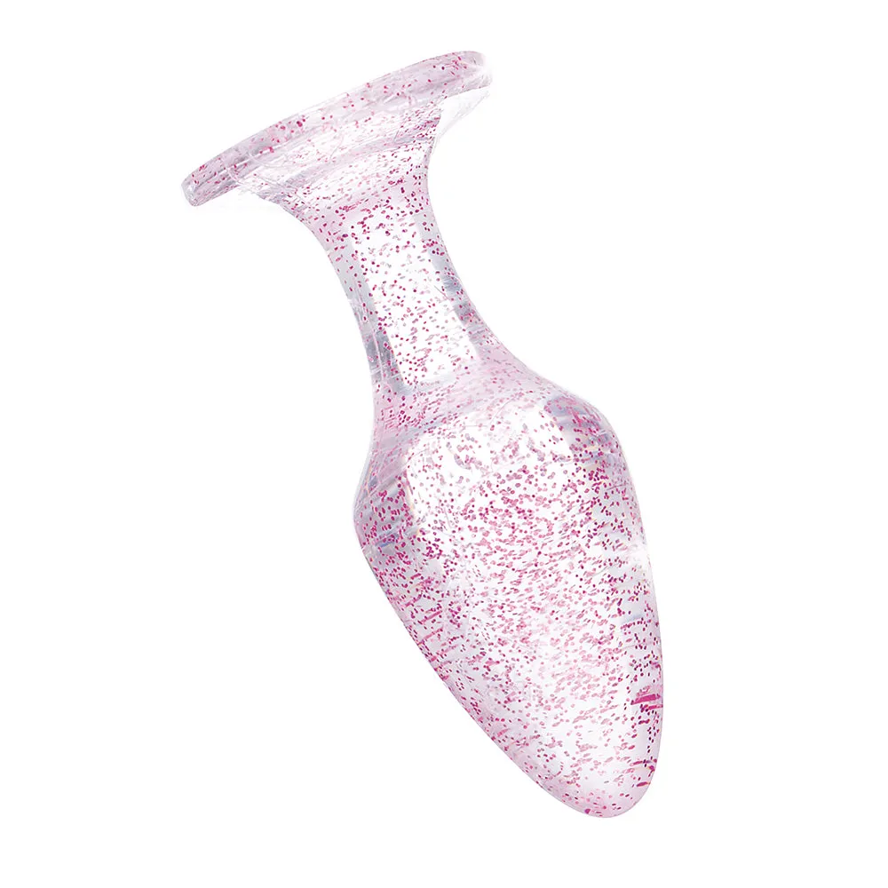 Booty Sparks Glitter Gem Anal Plug Set Pink