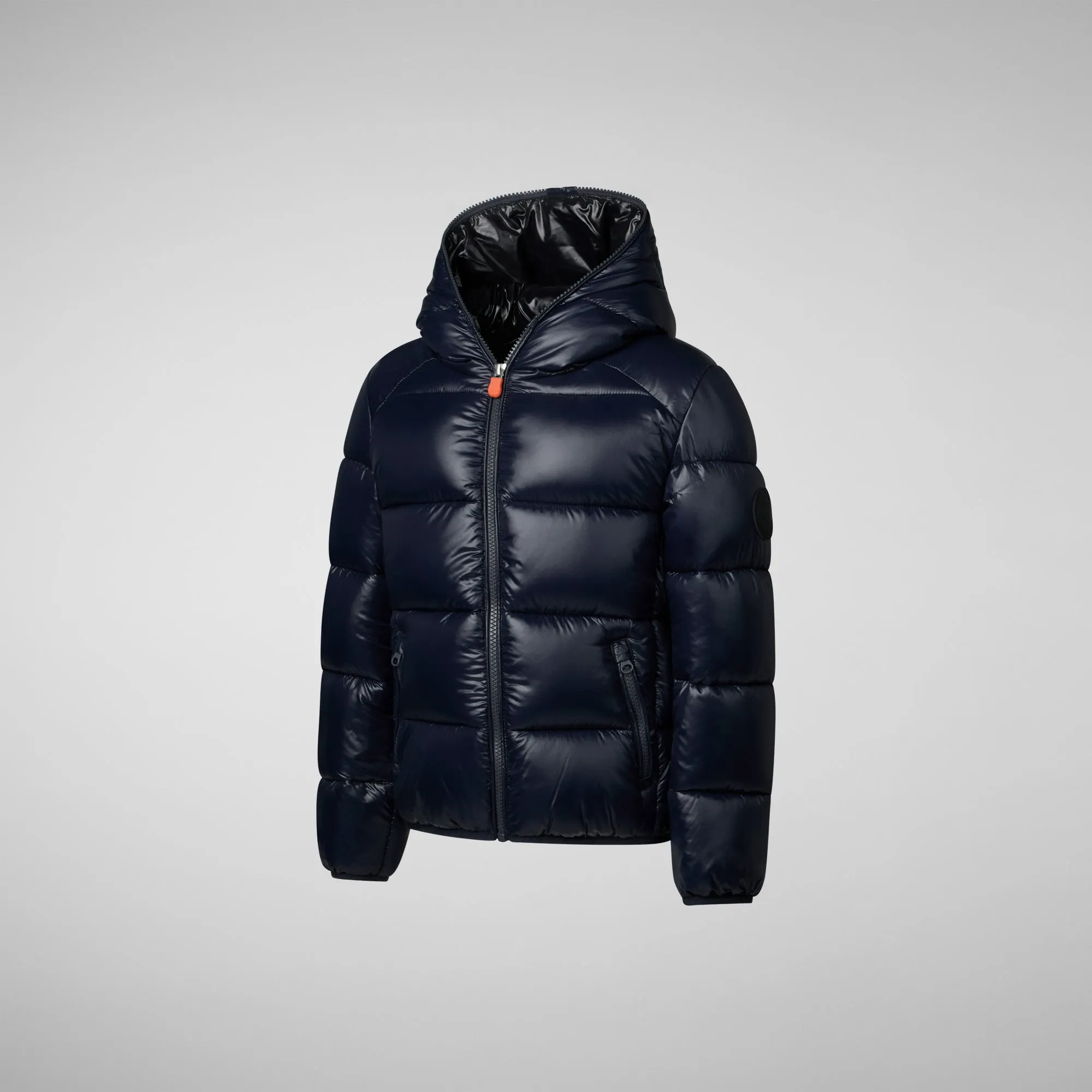 Boys' animal free puffer jacket Artie in blue black