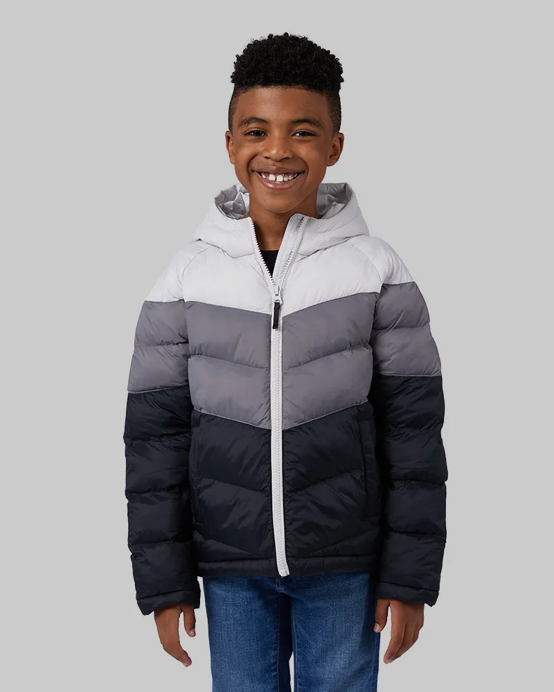 BOYS' HOODED PUFFER JACKET