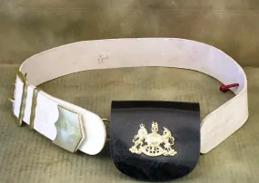 British Royal Horse Guard Pouch & Belt Combination: Original