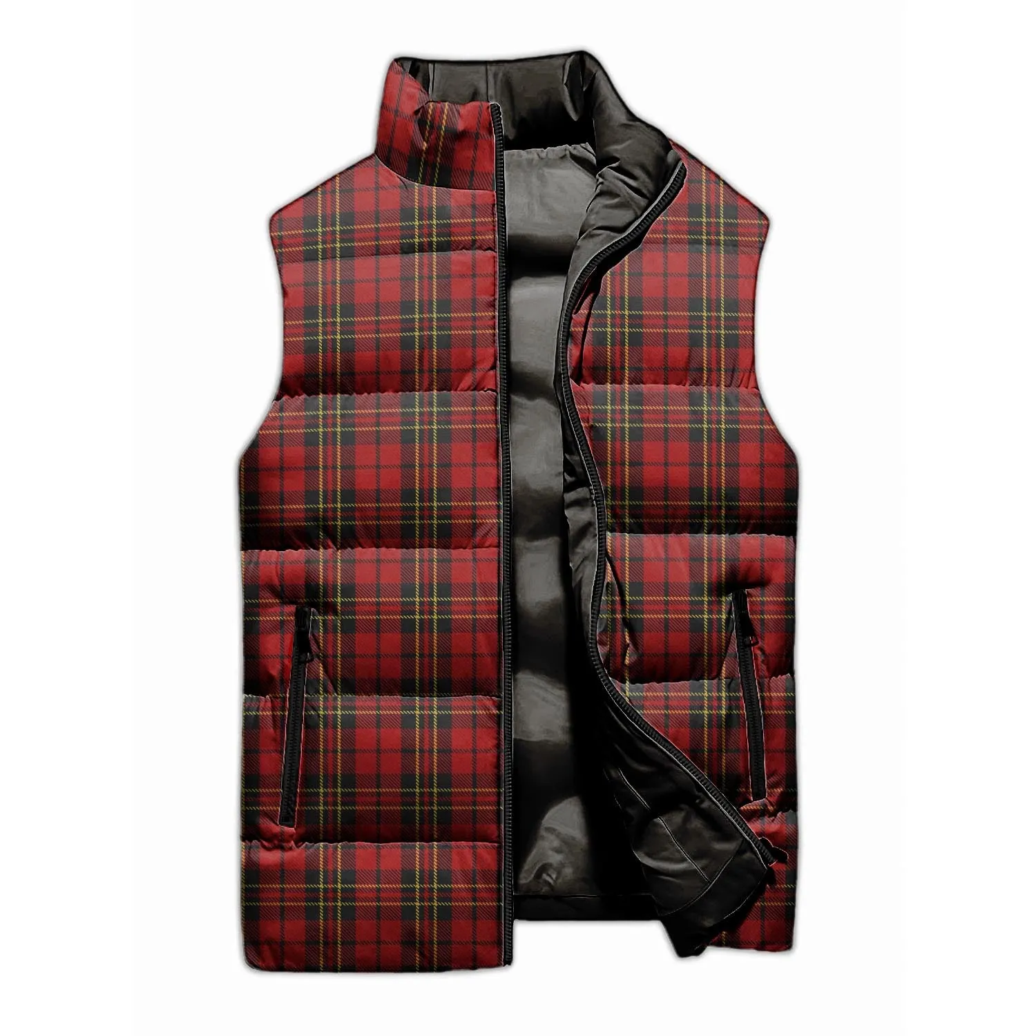 Brodie Tartan Sleeveless Puffer Jacket