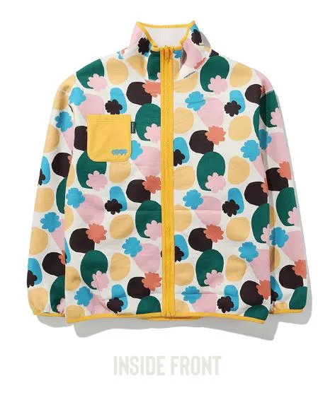 BTS IN THE SOOP REVERSIBLE FLEECE JACKET (IVORY) M/L