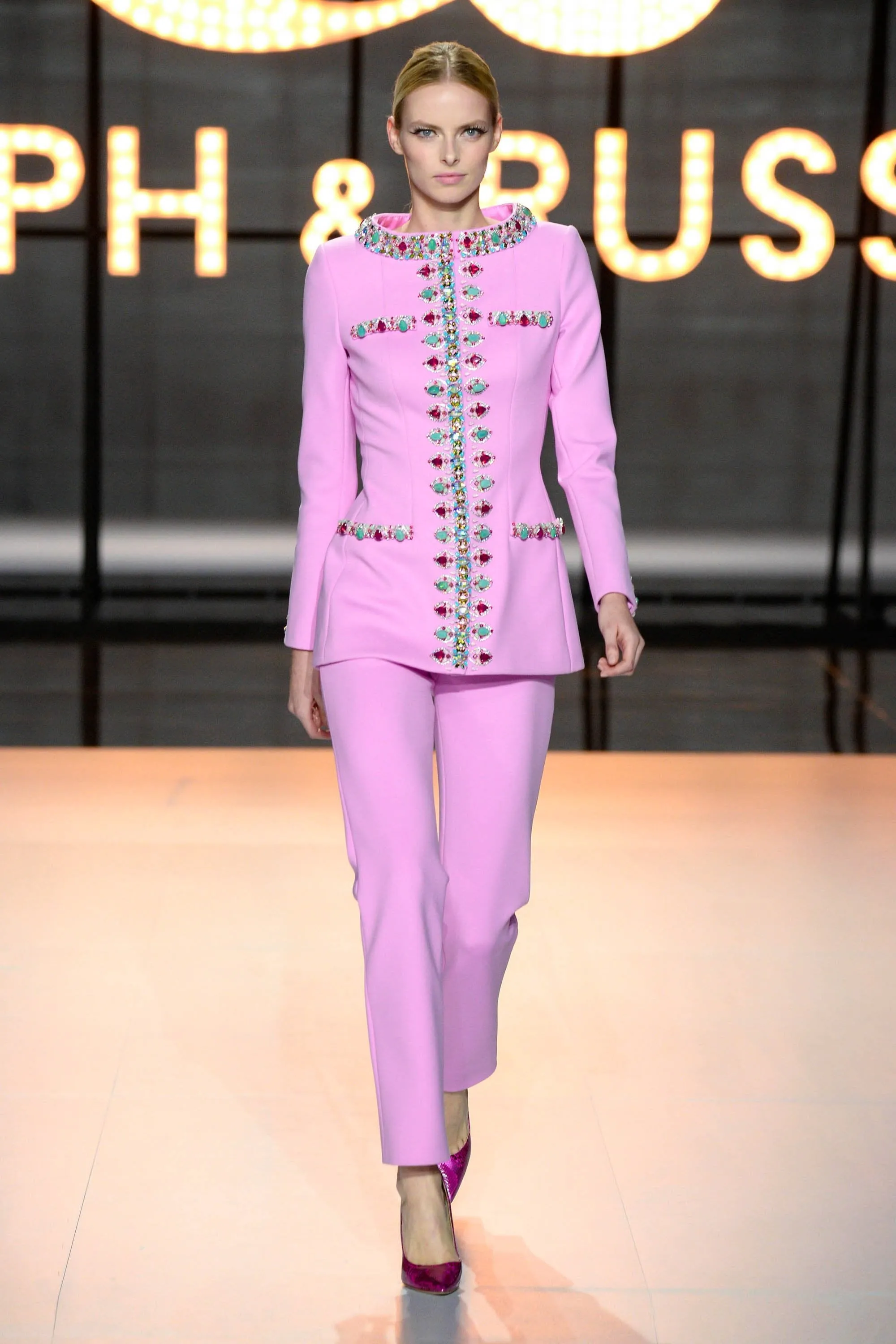 Bubble Gum Pink Tailored Suit