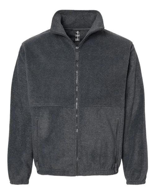 Burnside Polar Men's Fleece Full-Zip Jacket