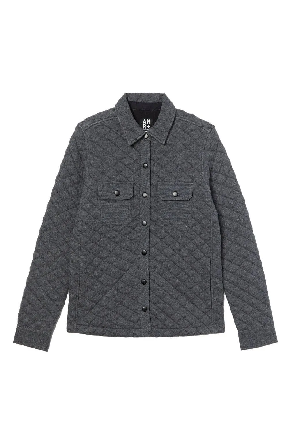 Cambria Shirt Jacket | Heather Grey