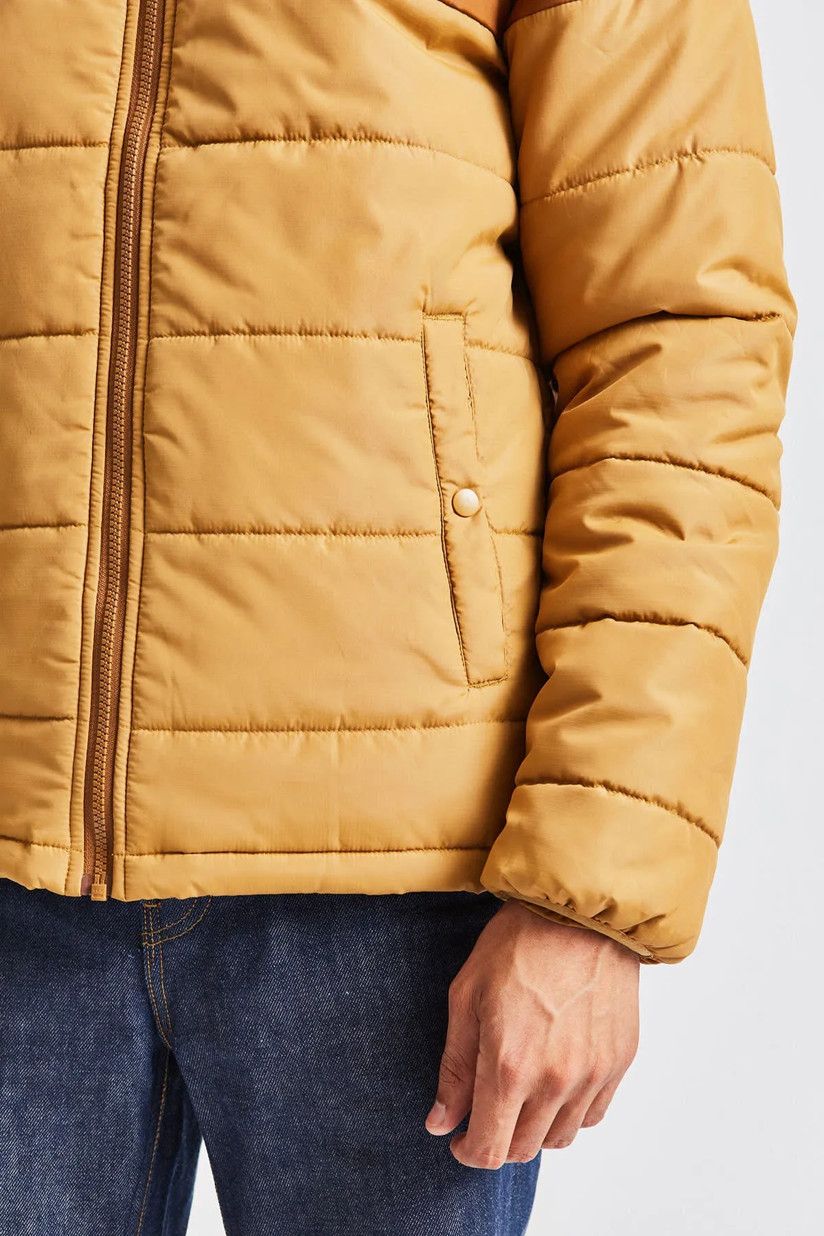 Cass Puffer Jacket - Copper/Washed Copper