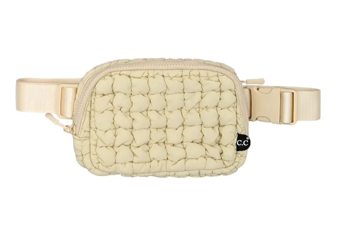 CC Quilted Puffer Fanny Pack