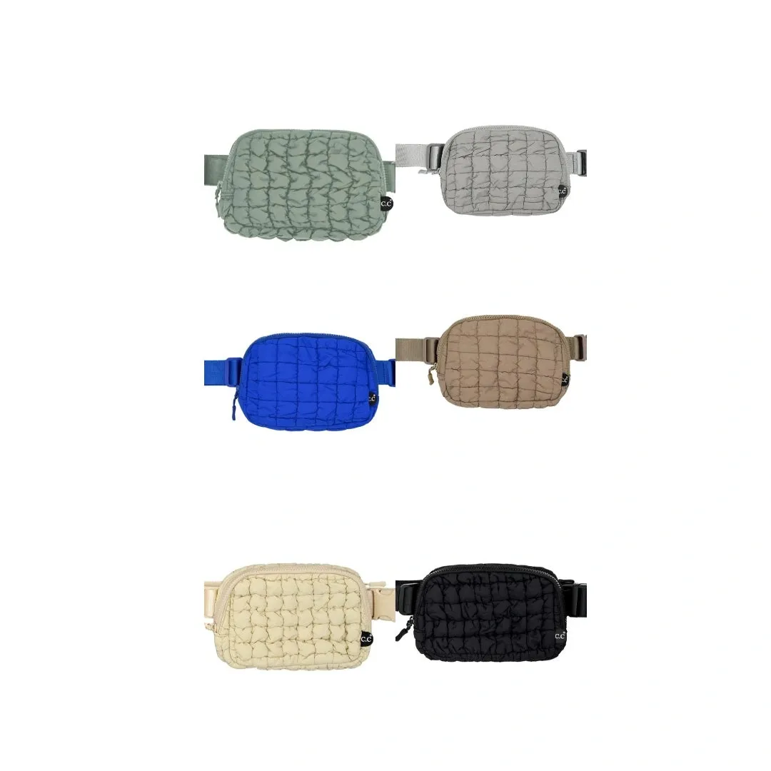 CC Quilted Puffer Fanny Pack