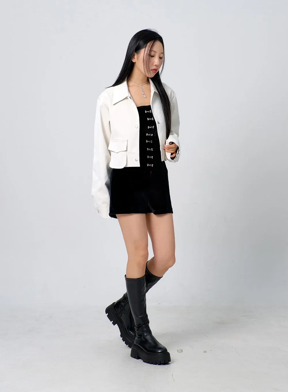 Chunky Platform Knee High Boots BJ331