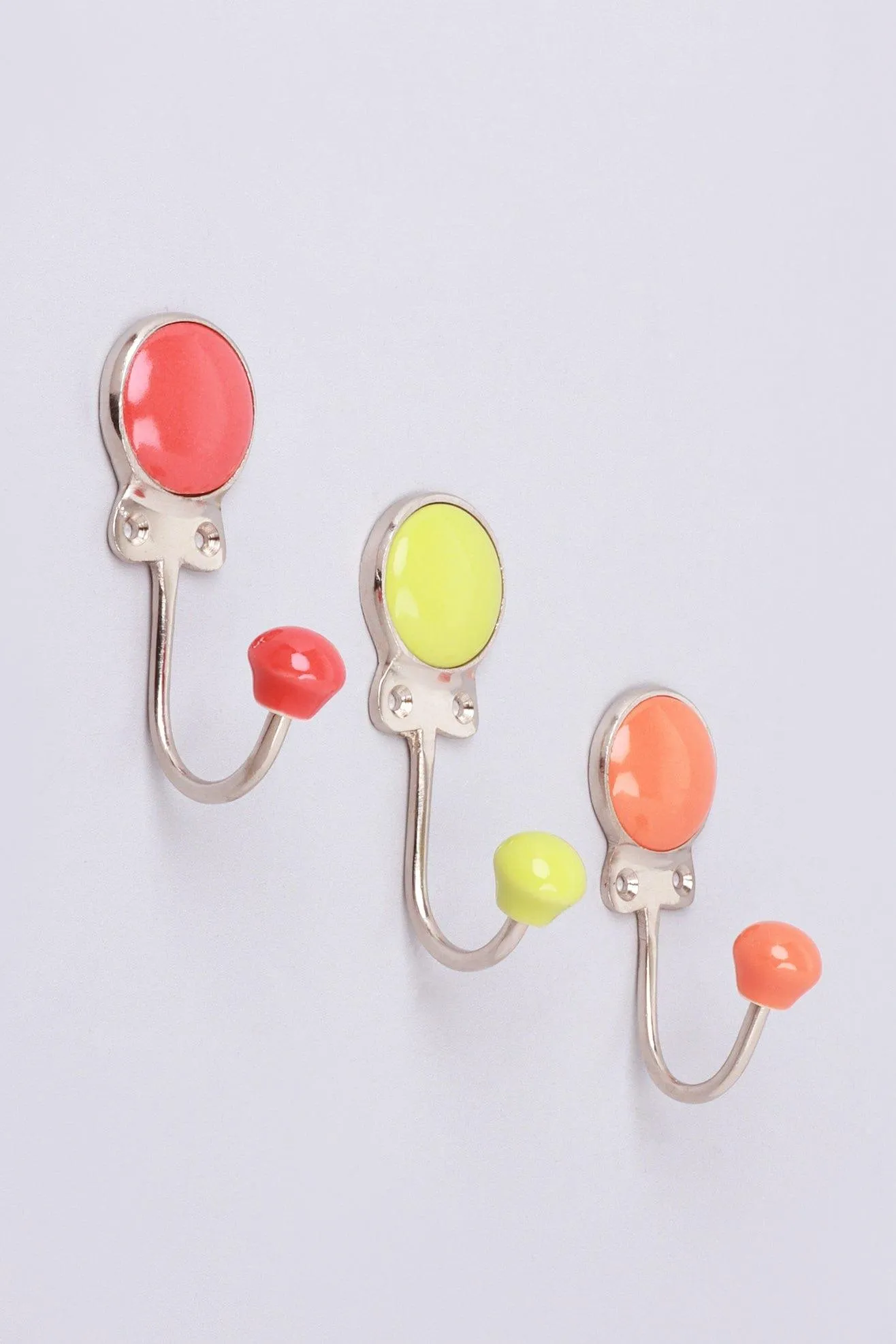 Coloured Ceramic Coat Rack Hook Wall Hook