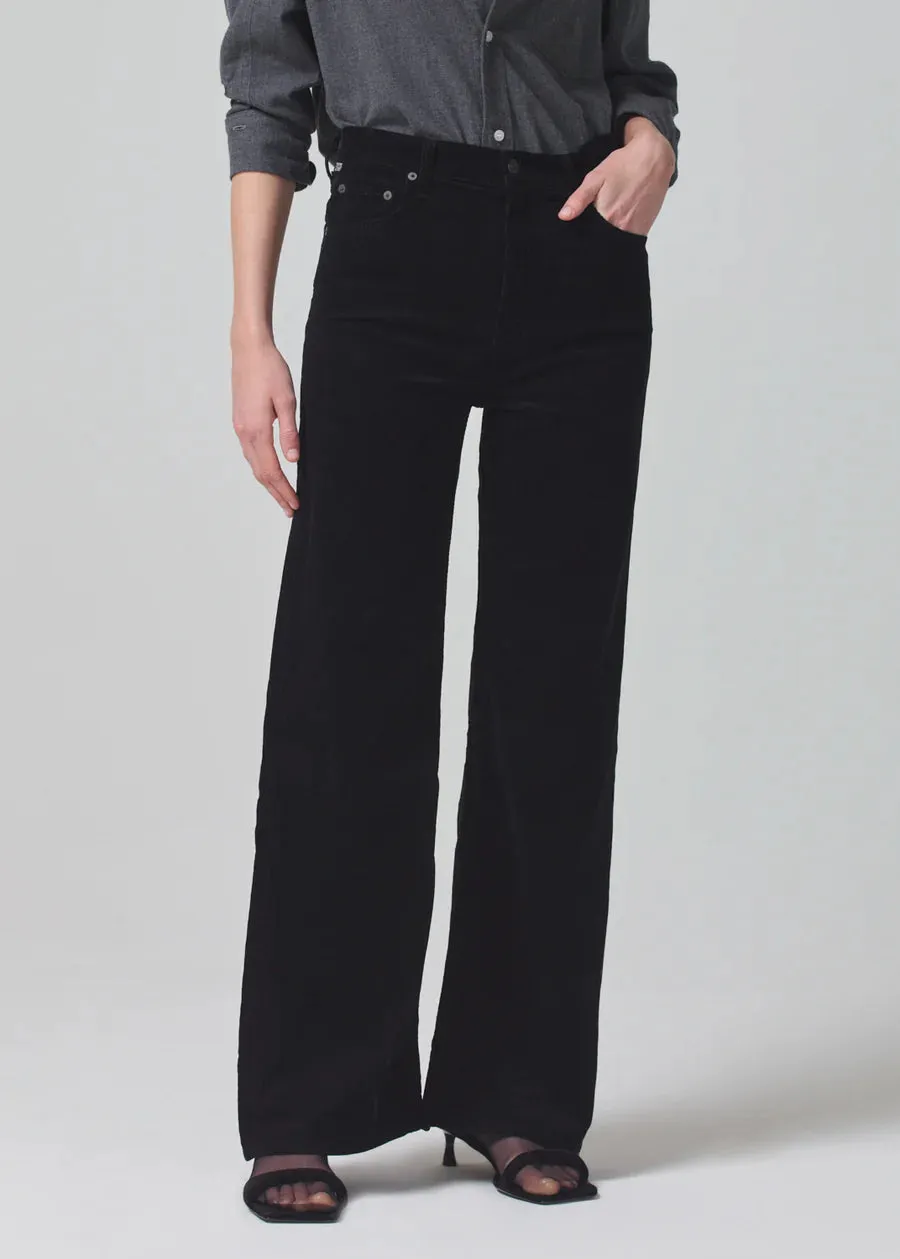 Corduroy Paloma Baggy Jeans in Black